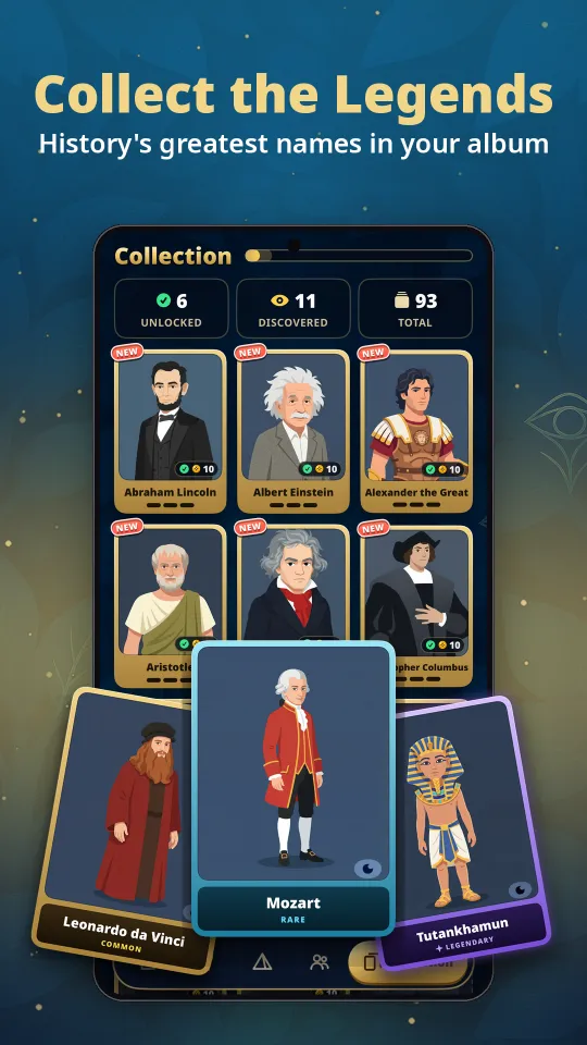 The card collection album